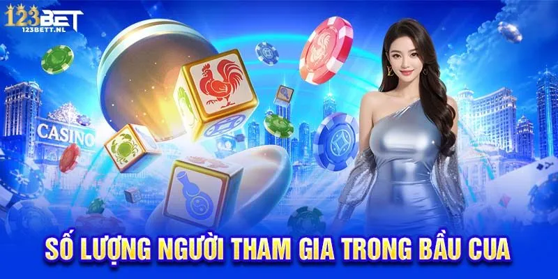 Số lượng người tham gia trong Bầu Cua